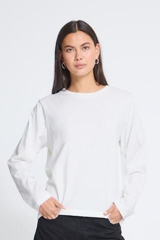 Tricou 'IHPALMER' de la ICHI pe alb: față