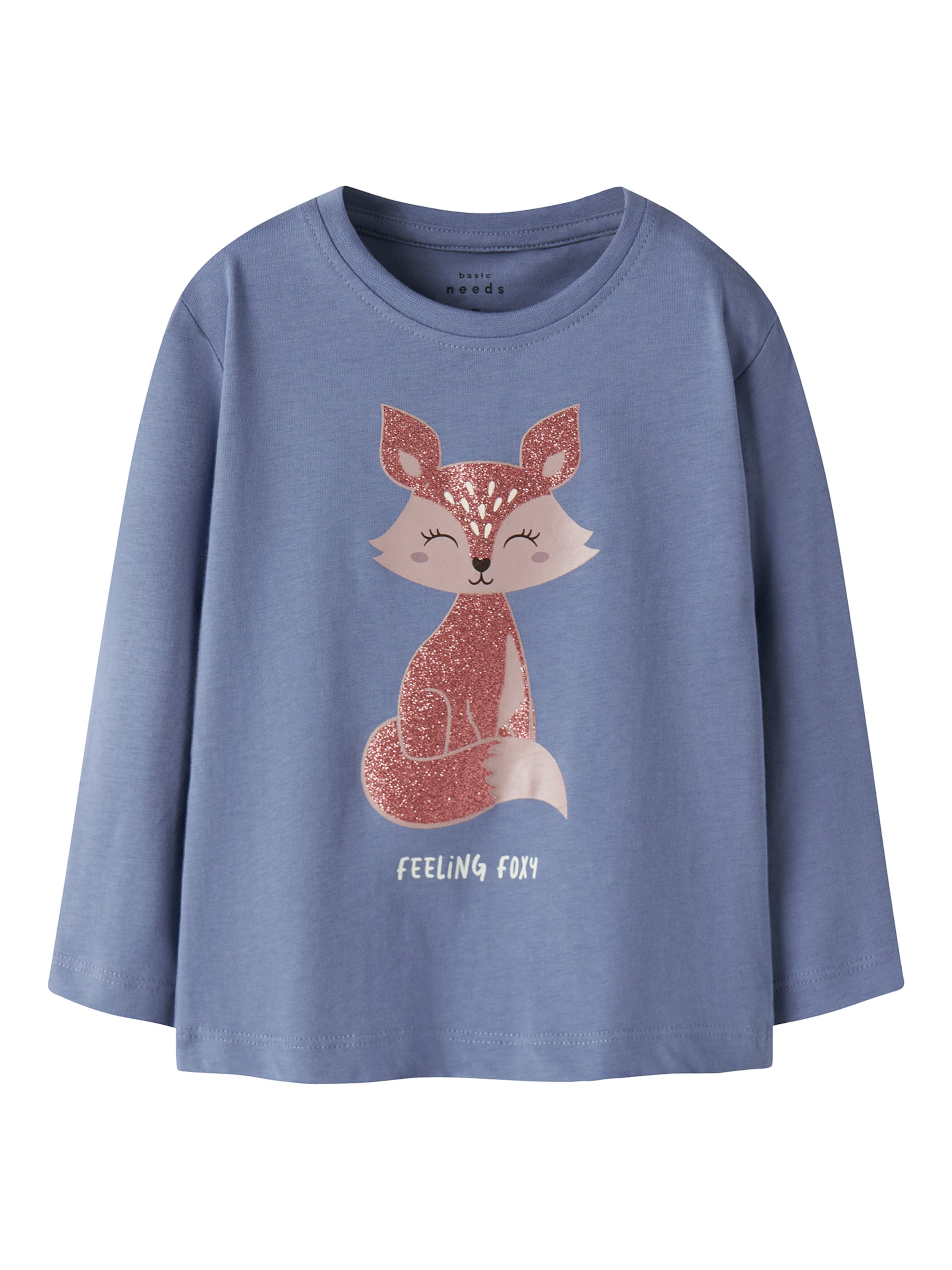 NAME IT Shirt 'NMFVEEN' in Blau: Vorderseite