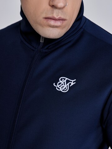Veste de survêtement SikSilk en bleu