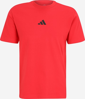 ADIDAS SPORTSWEAR - Camiseta funcional en rojo: frente
