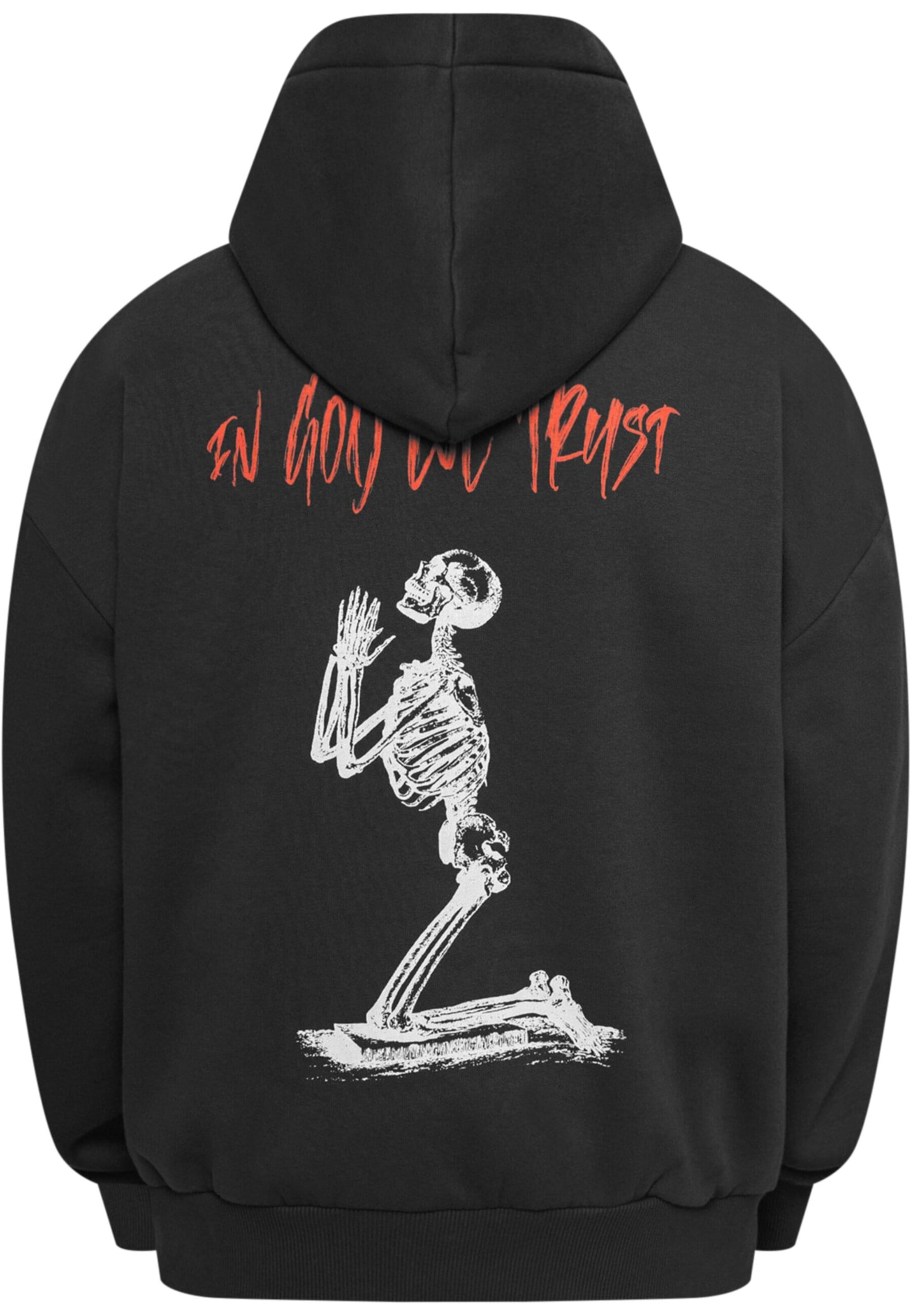 Dropsize Sweatshirt 'In Good We Trust' in Schwarz