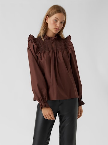 VERO MODA Blus i brun: framsida