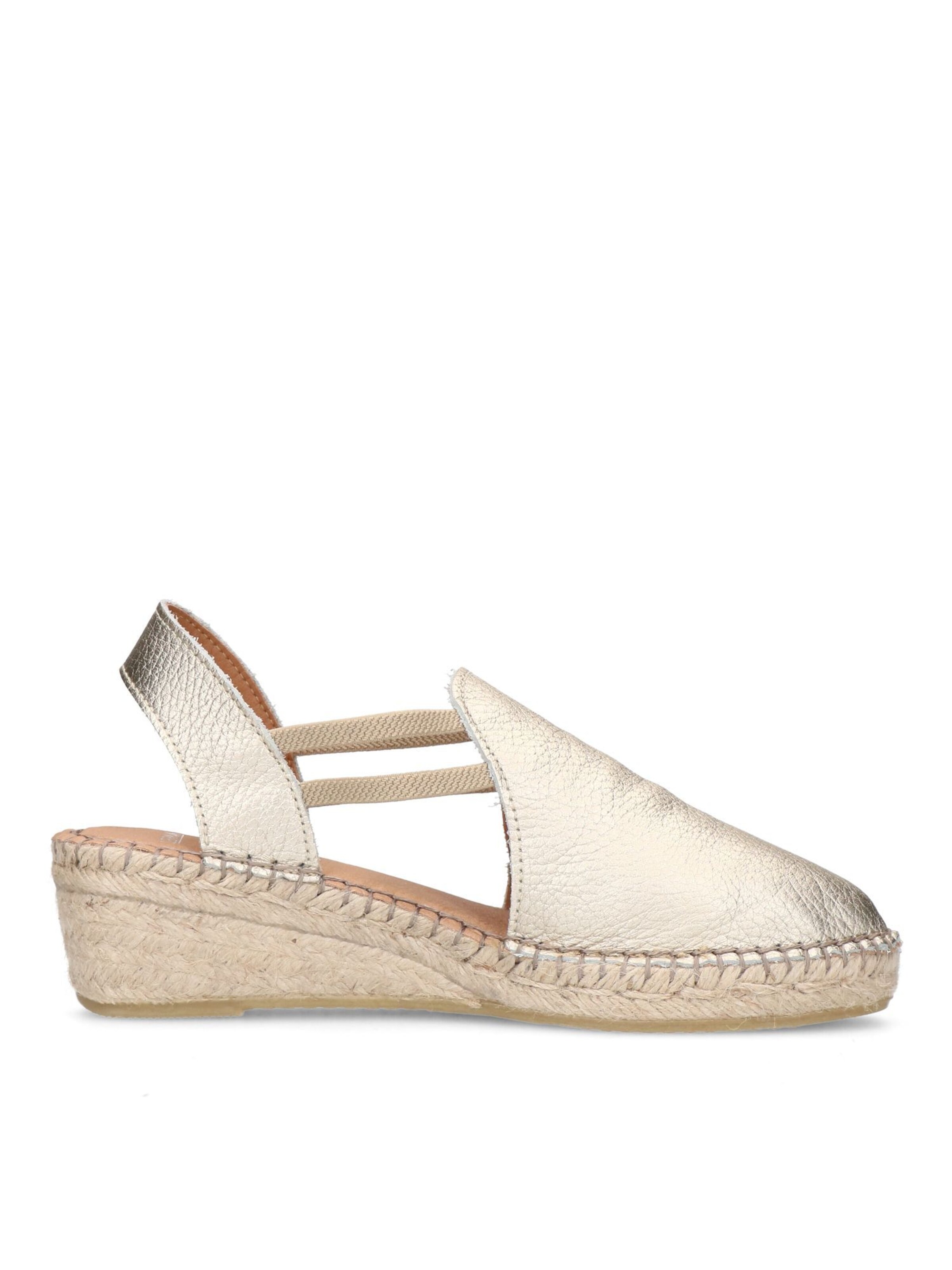 MANFIELD Espadrilles in Gold