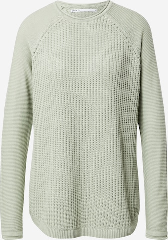 ONLY Sweater 'Thora' in Green: front