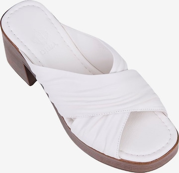 Desa Slippers in White: front