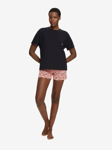 ESPRIT Short Pajama Set in Black