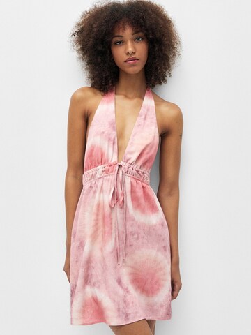 Robe d’été Pull&Bear en rose : devant