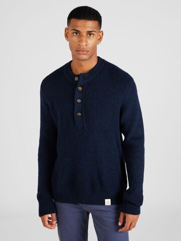 Pull-over 'Emil' MUSTANG en bleu : devant