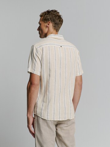 No Excess Regular fit Button Up Shirt 'Dobby' in Grey