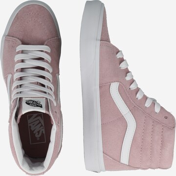 Baskets hautes VANS en rose