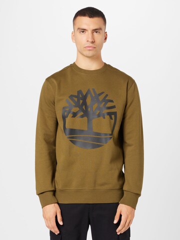 TIMBERLAND Sweatshirt in Grün: Vorderseite