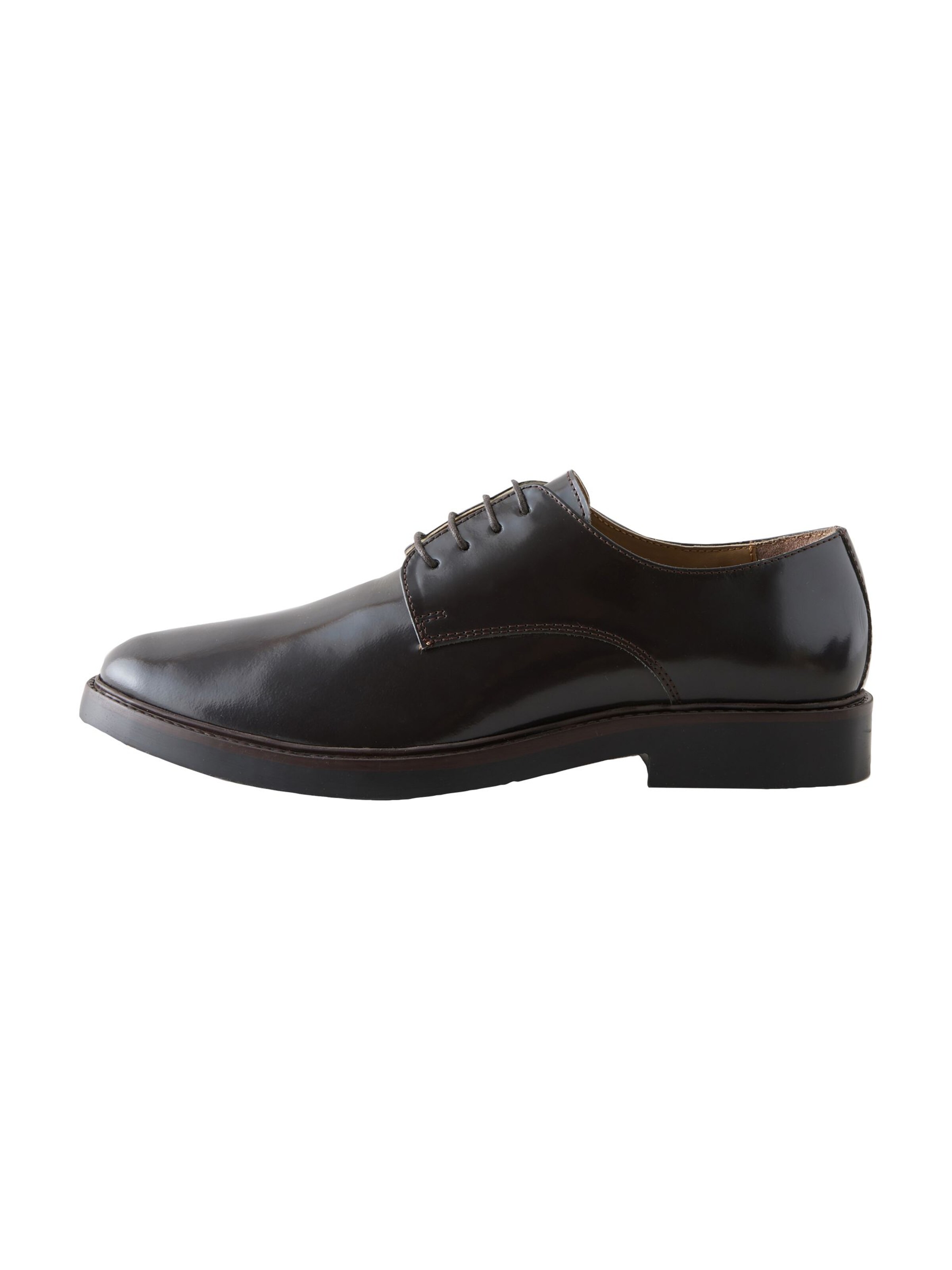 Next Chaussure à lacets en 40 en brun foncé, Vue avec produit