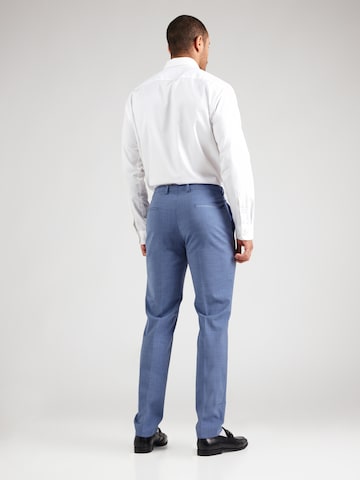 Regular Pantalon à plis 'Hesten' HUGO en bleu