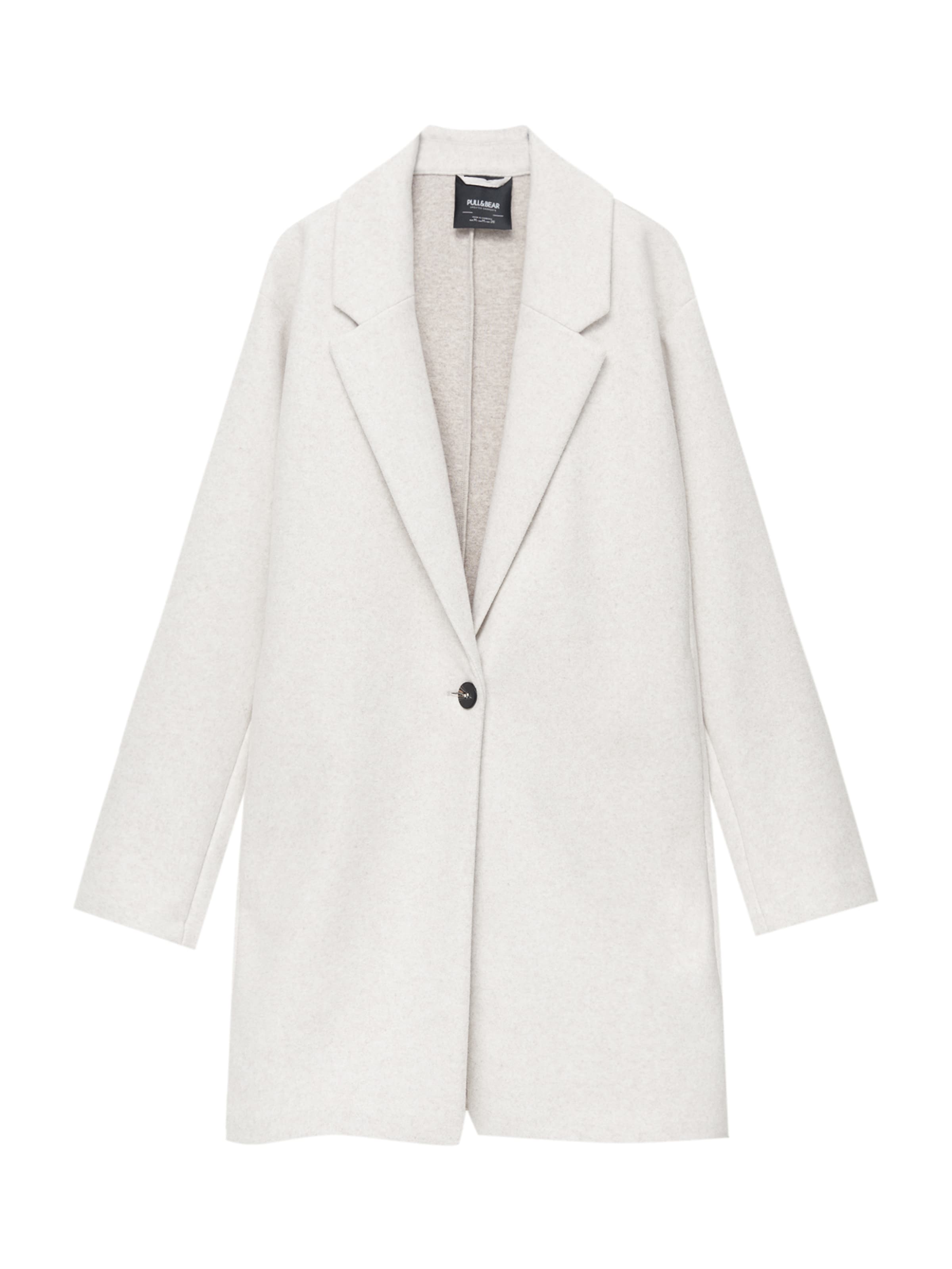Pull&Bear Mantel in Beige: Vorderseite