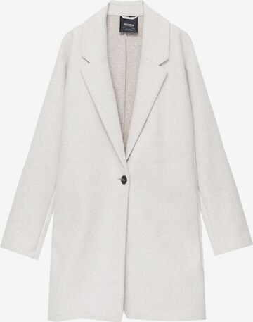 Pull&Bear Between-seasons coat in Beige: front