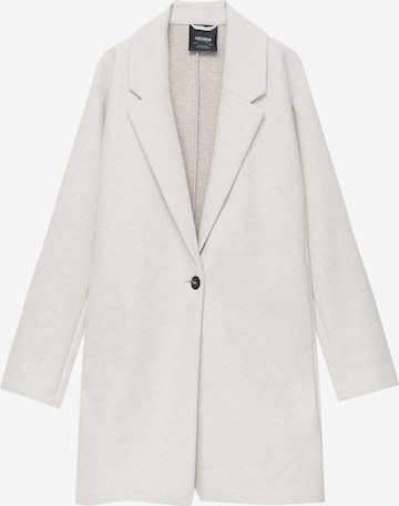 Pull&Bear Between-Seasons Coat in Beige: front