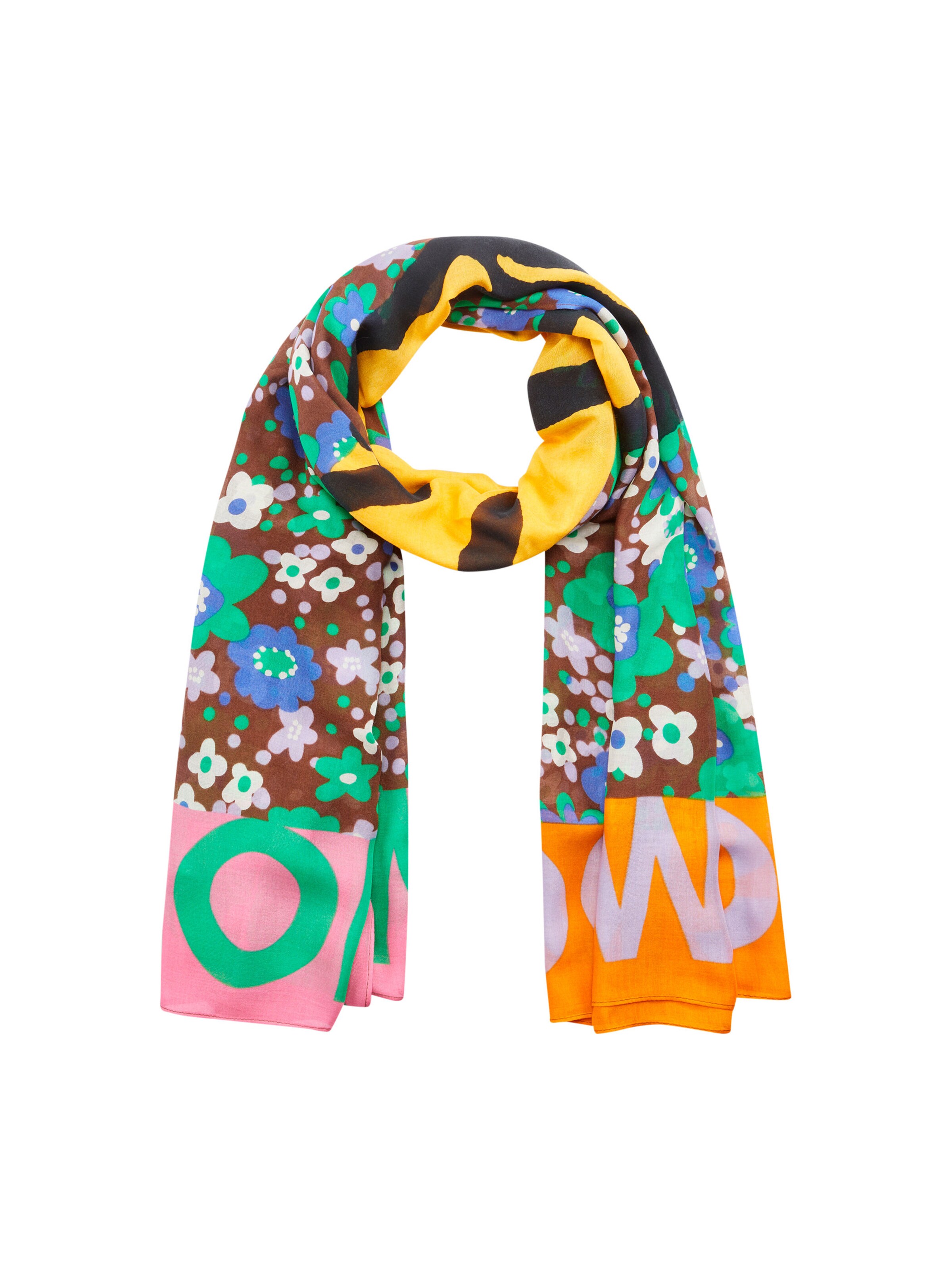 CODELLO Sjaal in Geel: voorkant