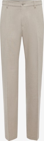 DRYKORN Slim fit Pleated Pants 'Ajend' in Beige: front
