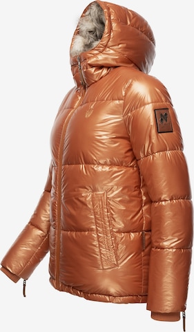 NAVAHOO Winter jacket 'Tikunaa' in Brown