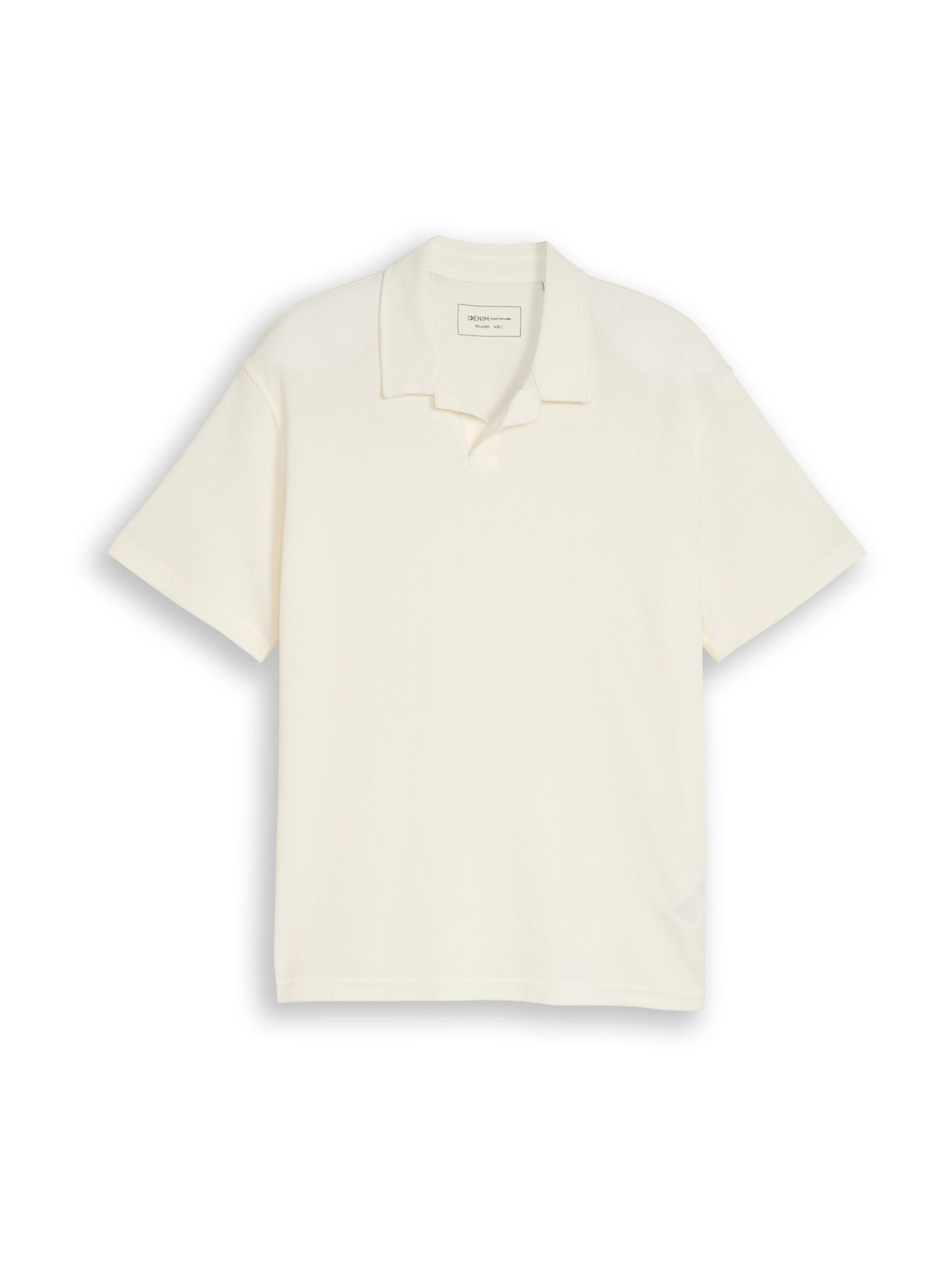 TOM TAILOR DENIM - Camiseta en blanco: frente