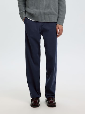 SELECTED - Pantalón 'SLM220-Miles' en azul: frente