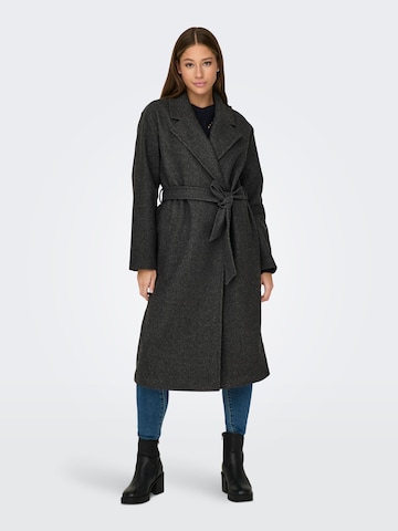 JDY Between-Seasons Coat 'Viola' in Grey: front