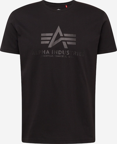 ALPHA INDUSTRIES T-Shirt in dunkelgrau / schwarz, Produktansicht