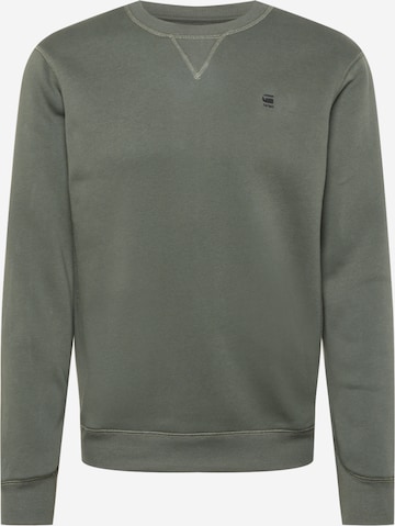 G-Star RAW Sweatshirt 'Premium Core' in Grau: predná strana