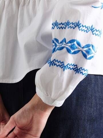 Camicia da donna 'ONLRUIKA' di ONLY in bianco