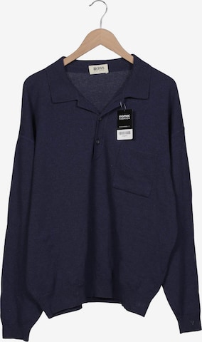 BOSS Black Pullover XL in Blau: Vorderseite
