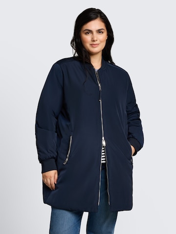Tom Tailor Women + Winterjas in Blauw: voorkant