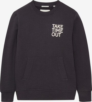 TOM TAILOR Sweatshirt in Grey: front