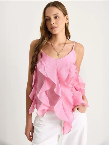 Chemisier Bianco Lucci en rose