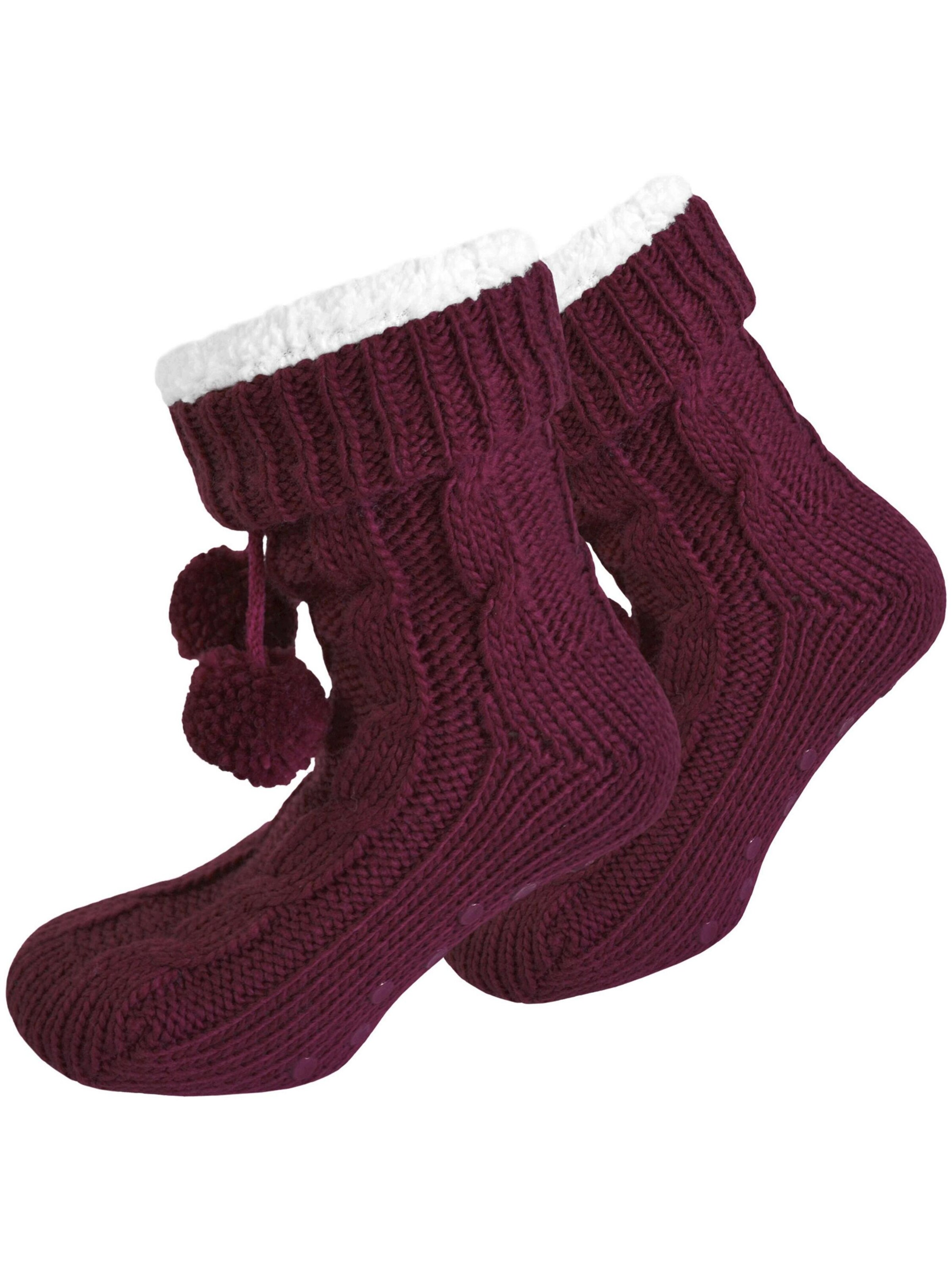 normani Socks in Red: front