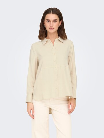 JDY Bluse 'JDYOLLI' in Beige: Vorderseite