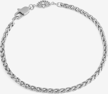 Akitsune Armband 'Cor Wheat' in Silber: Vorderseite