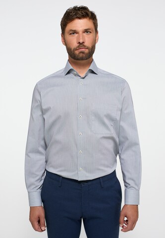 ETERNA Regular fit Business Shirt in Green: front