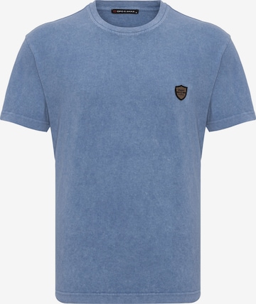 CIPO & BAXX Shirt 'CT808' in Blauw: voorkant