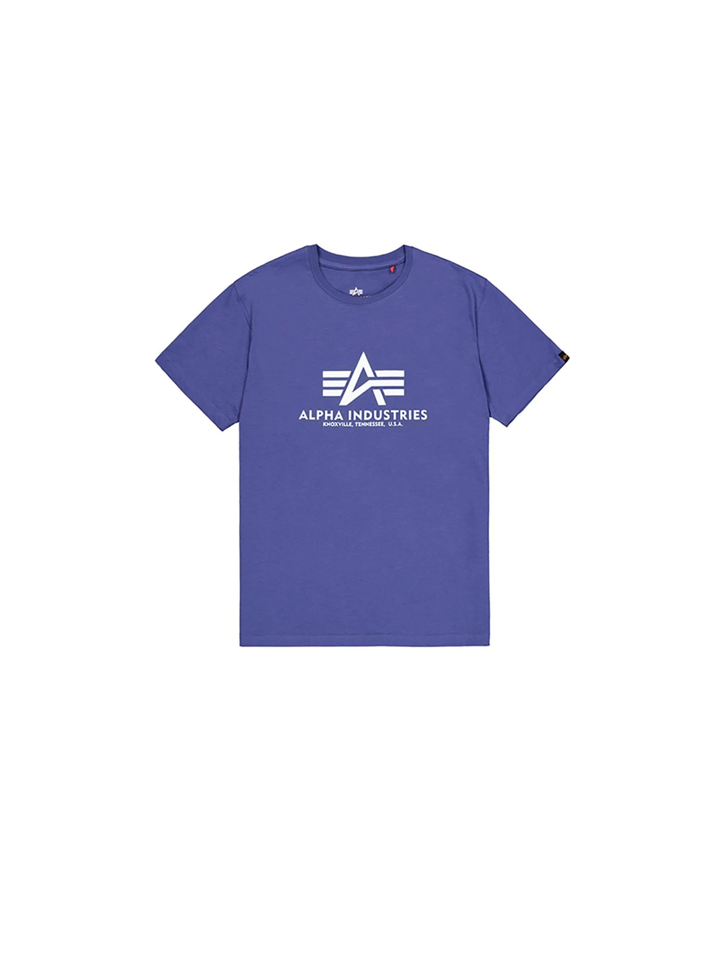 lillā ALPHA INDUSTRIES T-Krekls: no priekšpuses