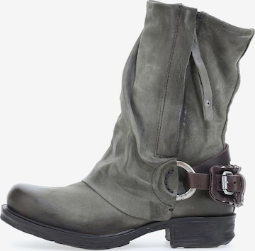 Stivale da cowboy ' SMITH ' di A.S.98 in verde: frontale