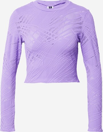 T-shirt fonctionnel Onzie en violet : devant