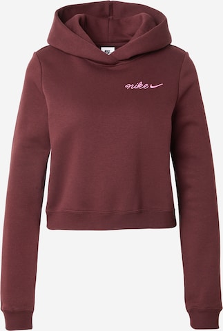 Nike Sportswear Свитшот 'Phoenix Fleece' в Красный: спереди