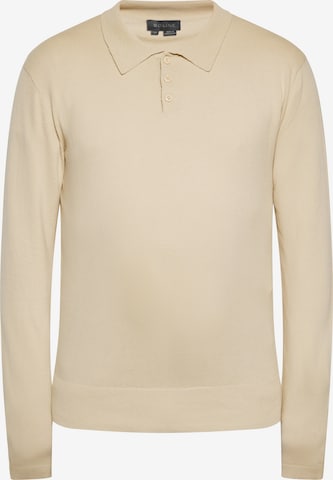 Pull-over boline en beige : devant