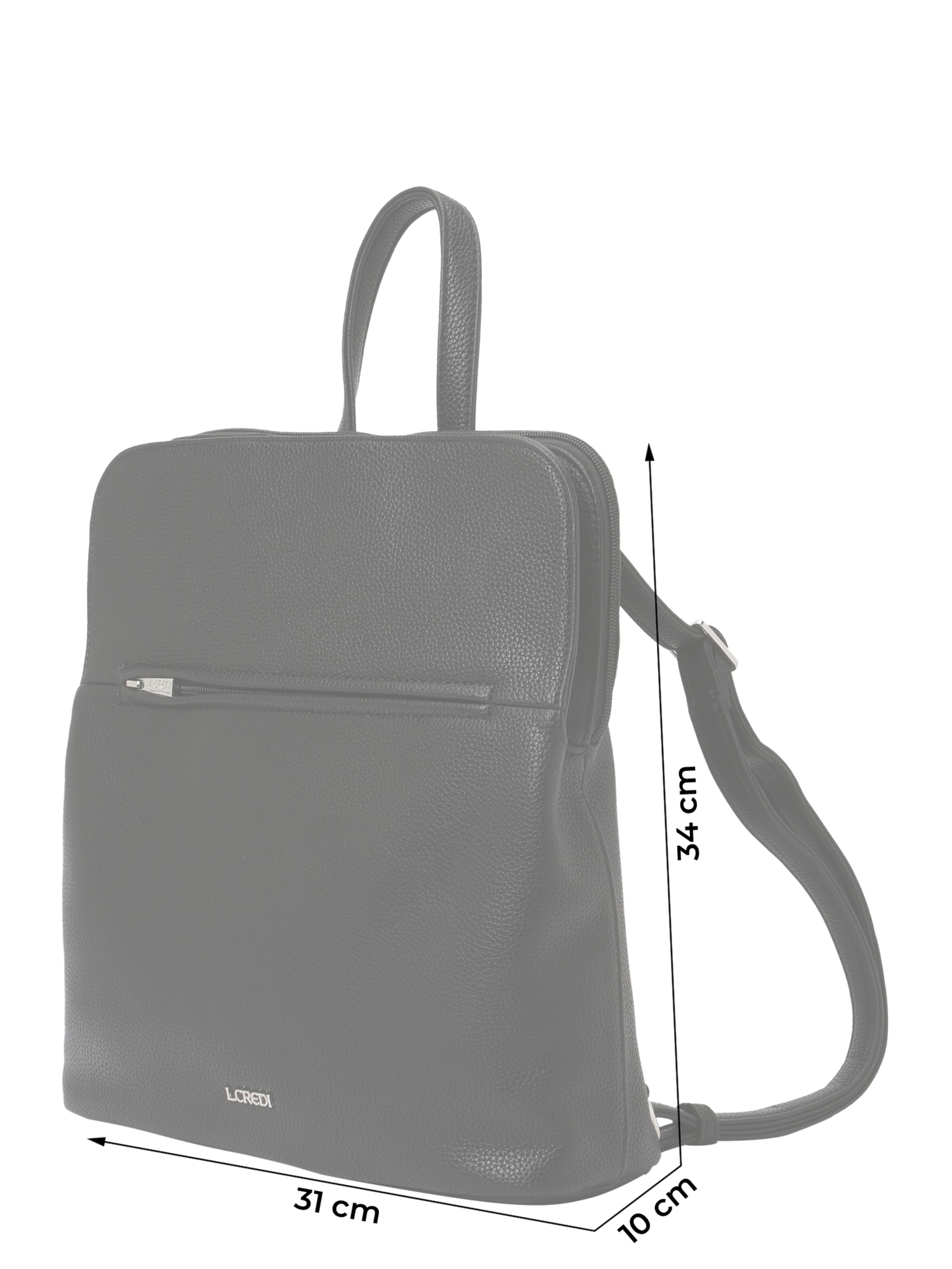 L.CREDI Backpack 'Melanie' in Black