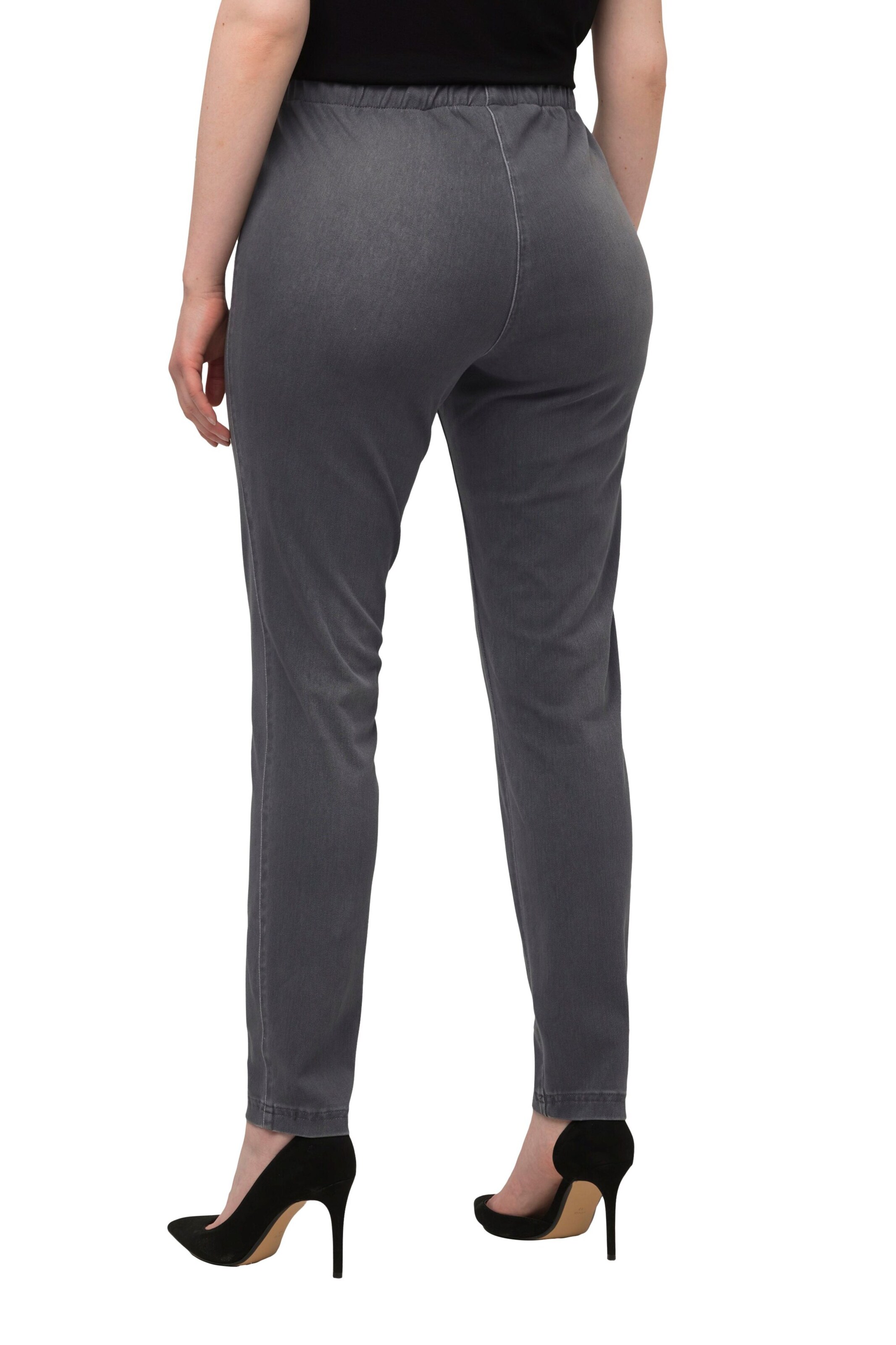 Ulla Popken Skinny Jeggings 'SIENNA' in Grey