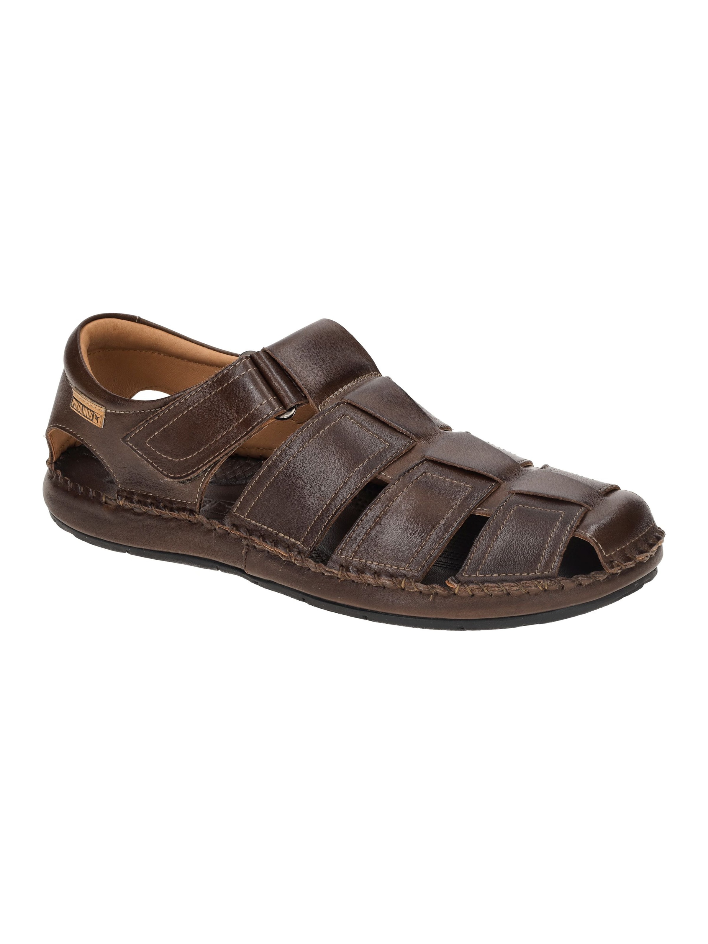 PIKOLINOS Sandals in Brown: front