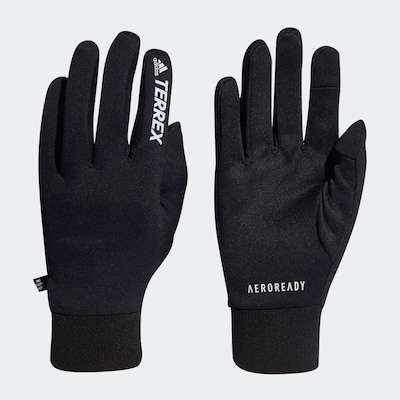adidas Terrex Athletic Gloves in Black / White, Item view