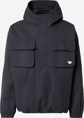 ADIDAS ORIGINALS Přechodná bunda 'BRITCORE' – černá: přední strana