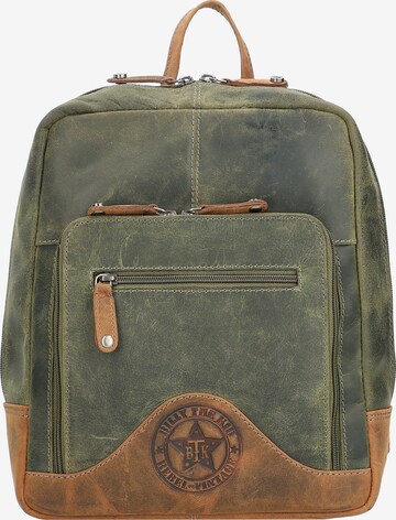 Billy the kid Backpack 'Hunter' in Green: front