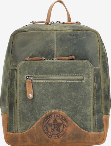 Billy the kid Backpack 'Hunter' in Green: front